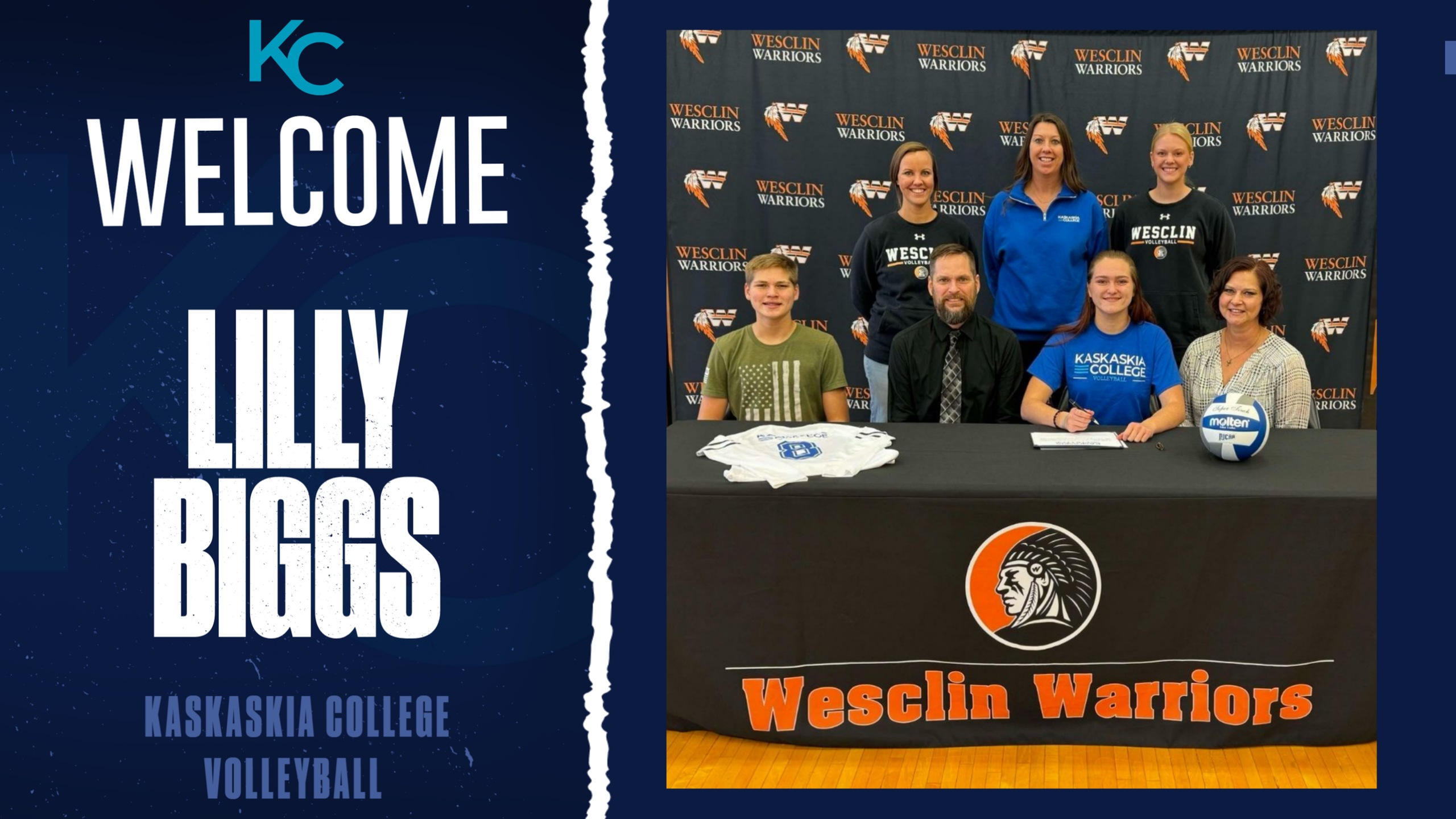 Welcome Lilly Biggs from Wesclin High School